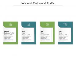 Inbound outbound traffic ppt powerpoint presentation infographic template designs cpb