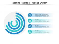 Inbound Package Tracking System Ppt Powerpoint Presentation Inspiration Slide Cpb