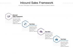 Inbound sales framework ppt powerpoint presentation icon example cpb