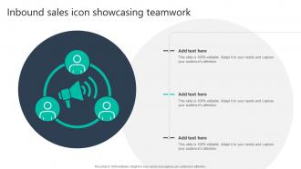 Inbound Sales Icon Showcasing Teamwork