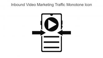 Inbound Video Marketing Traffic Monotone Icon In Powerpoint Pptx Png And Editable Eps Format