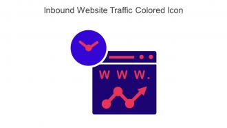 Inbound Website Traffic Colored Icon In Powerpoint Pptx Png And Editable Eps Format