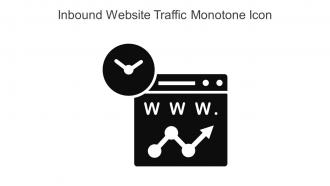 Inbound Website Traffic Monotone Icon In Powerpoint Pptx Png And Editable Eps Format