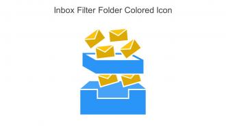 Inbox Filter Folder Colored Icon In Powerpoint Pptx Png And Editable Eps Format
