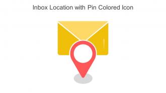 Inbox Location With Pin Colored Icon In Powerpoint Pptx Png And Editable Eps Format