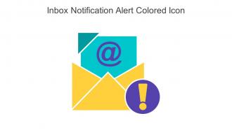Inbox Notification Alert Colored Icon In Powerpoint Pptx Png And Editable Eps Format