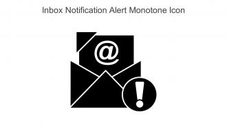 Inbox Notification Alert Monotone Icon In Powerpoint Pptx Png And Editable Eps Format