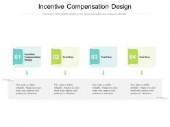 Incentive compensation design ppt powerpoint presentation ideas graphics template cpb