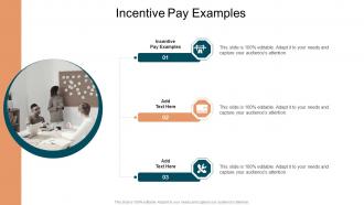 Incentive Pay Examples In Powerpoint And Google Slides Cpb