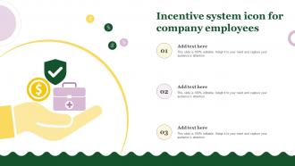 Incentive System Icon For Company Employees