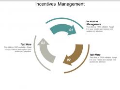 Incentives management ppt powerpoint presentation pictures deck cpb