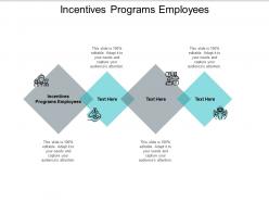 Incentives programs employees ppt powerpoint presentation infographic cpb