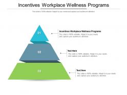 Incentives workplace wellness programs ppt powerpoint presentation outline deck cpb