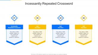 Incessantly Repeated Crossword In Powerpoint And Google Slides Cpb
