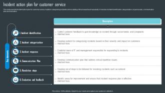 Incident Action Plan For Customer Service