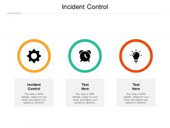 Incident control ppt powerpoint presentation professional design ideas cpb