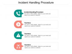 Incident handling procedure ppt powerpoint presentation layouts professional cpb