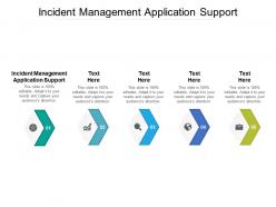 Incident management application support ppt powerpoint presentation gallery designs cpb