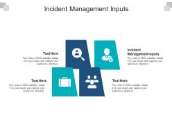 Incident management inputs ppt powerpoint presentation inspiration themes cpb