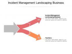 Incident management landscaping business ppt powerpoint presentation slides designs download cpb
