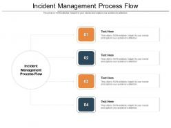 Incident management process flow ppt powerpoint presentation model microsoft cpb