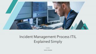 Incident Management Process ITIL Explained Simply PPT Outline AT