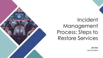 Incident Management Process Steps To Restore Services PPT Example AT