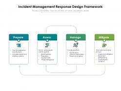 Incident management response design framework