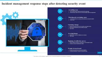 Incident Management Response Steps After Detecting Security Event