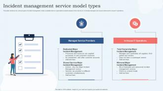 Incident Management Service Model Types