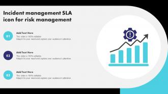 Incident Management SLA Icon For Risk Management