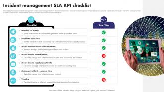 Incident Management SLA KPI Checklist