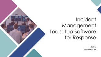 Incident Management Tools Top Software For Response PPT Example AT