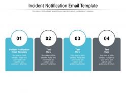 Incident notification email template ppt infographic template demonstration cpb