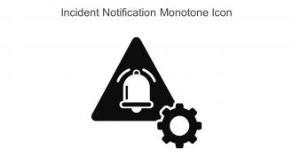 Incident Notification Monotone Icon In Powerpoint Pptx Png And Editable Eps Format