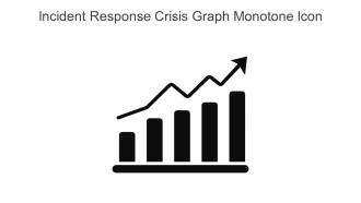 Incident Response Crisis Graph Monotone Icon In Powerpoint Pptx Png And Editable Eps Format