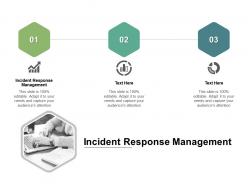 Incident response management ppt powerpoint presentation gallery graphics cpb