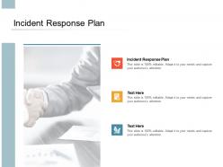 Incident response plan ppt powerpoint presentation ideas maker cpb