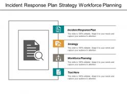Incident response plan strategy workforce planning public relations cpb