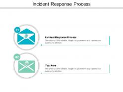 Incident response process ppt powerpoint presentation infographics outline cpb