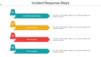 Incident Response Steps Ppt Powerpoint Presentation Summary Icons Cpb