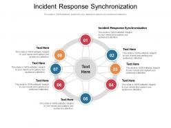 Incident response synchronization ppt powerpoint presentation infographics layouts cpb