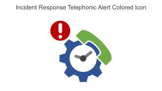 Incident Response Telephonic Alert Colored Icon In Powerpoint Pptx Png And Editable Eps Format