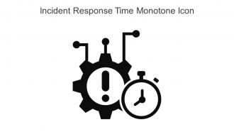 Incident Response Time Monotone Icon In Powerpoint Pptx Png And Editable Eps Format