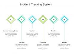 Incident tracking system ppt powerpoint presentation show background image cpb