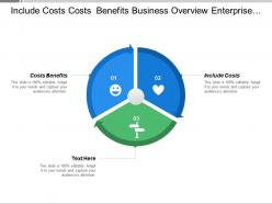 Include costs costs benefits business overview enterprise reporting
