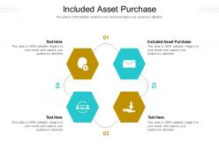 Included asset purchase ppt powerpoint presentation ideas template cpb