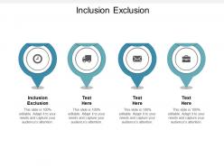 Inclusion exclusion ppt powerpoint presentation pictures layout cpb