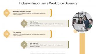Inclusion Importance Workforce Diversity In Powerpoint And Google Slides Cpb