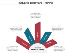 Inclusive behaviors training ppt powerpoint presentation file styles cpb